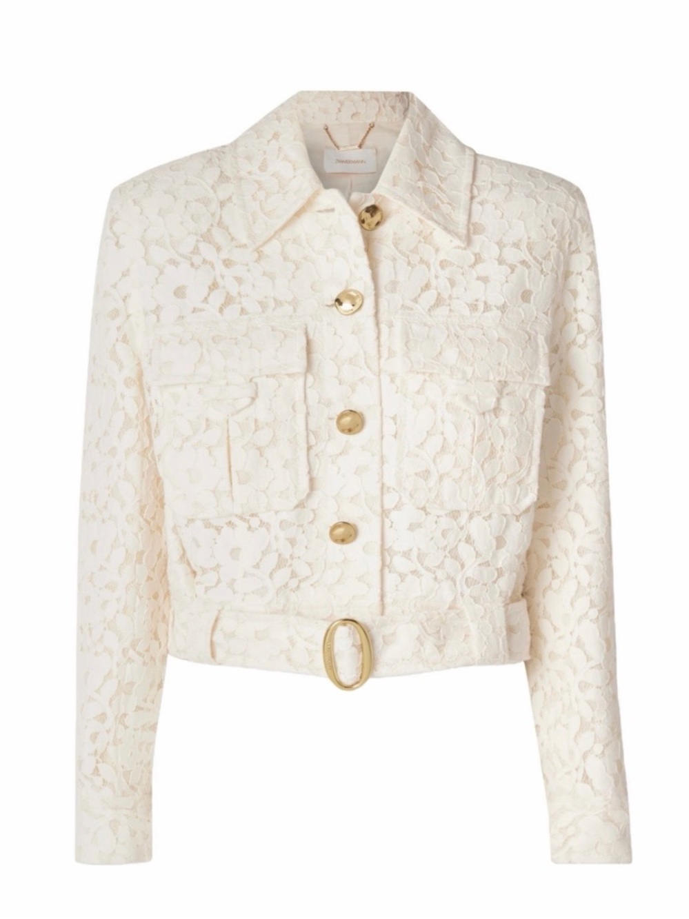 Zimmermann Cotton-Blend Lace Jacket - Size 0